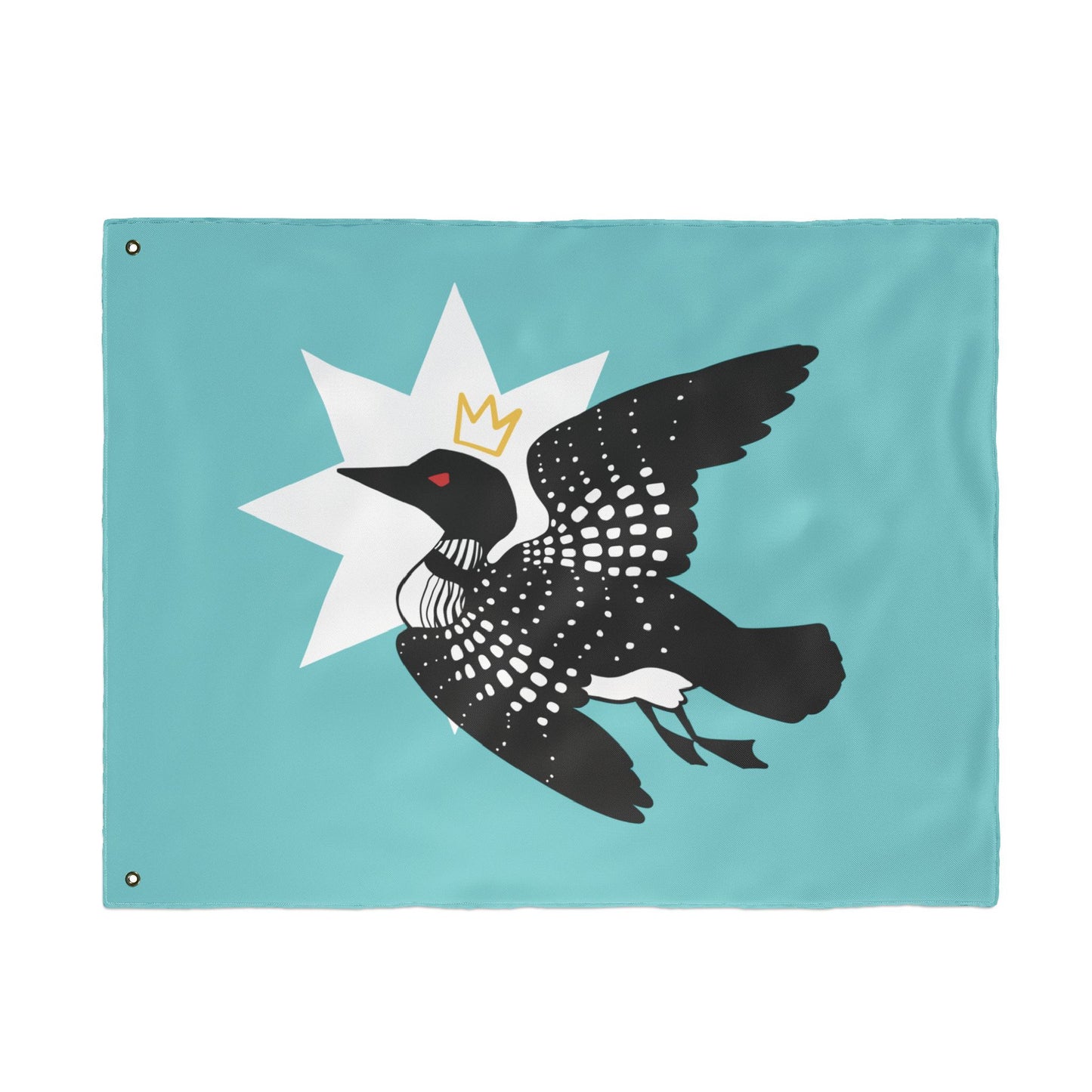 Minnesota's King Double Sided Flag