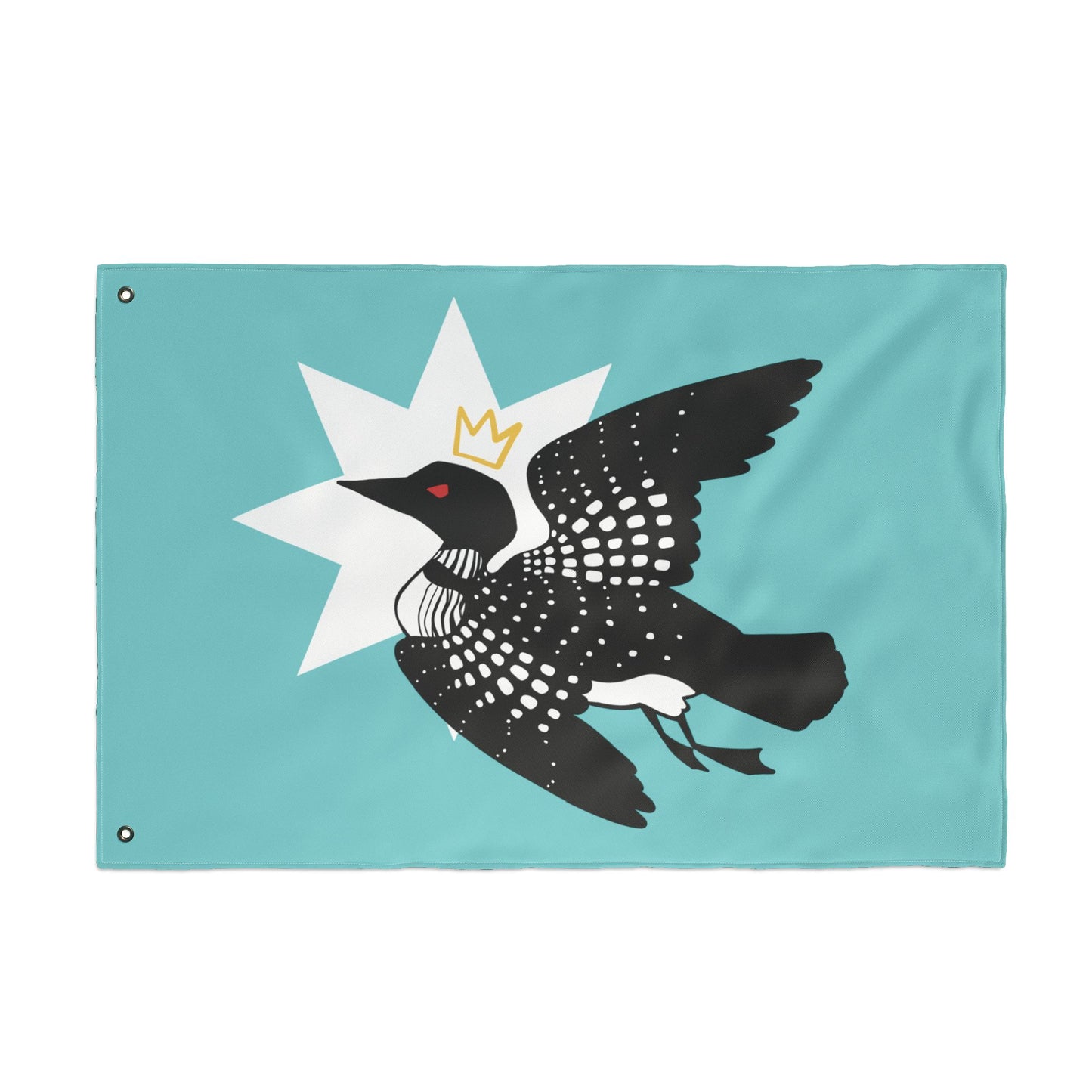 Minnesota's King Double Sided Flag