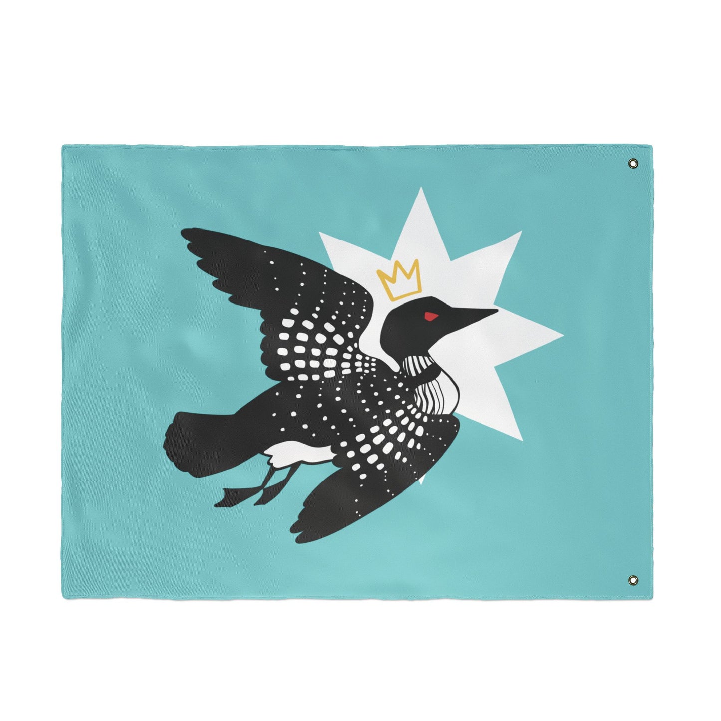 Minnesota's King Double Sided Flag