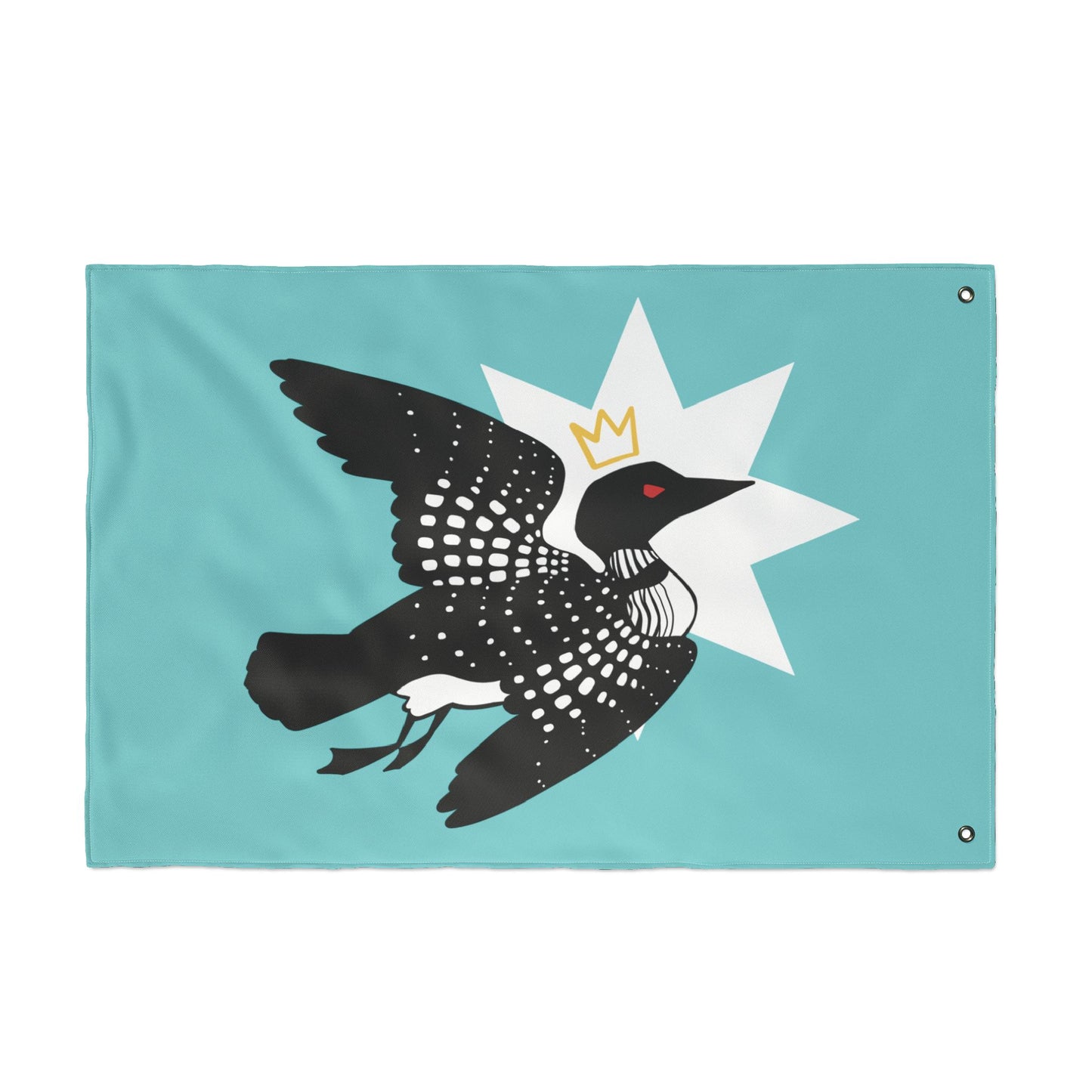Minnesota's King Double Sided Flag