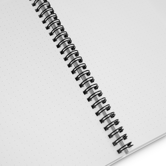 Cat and Plants Spiral Notebook